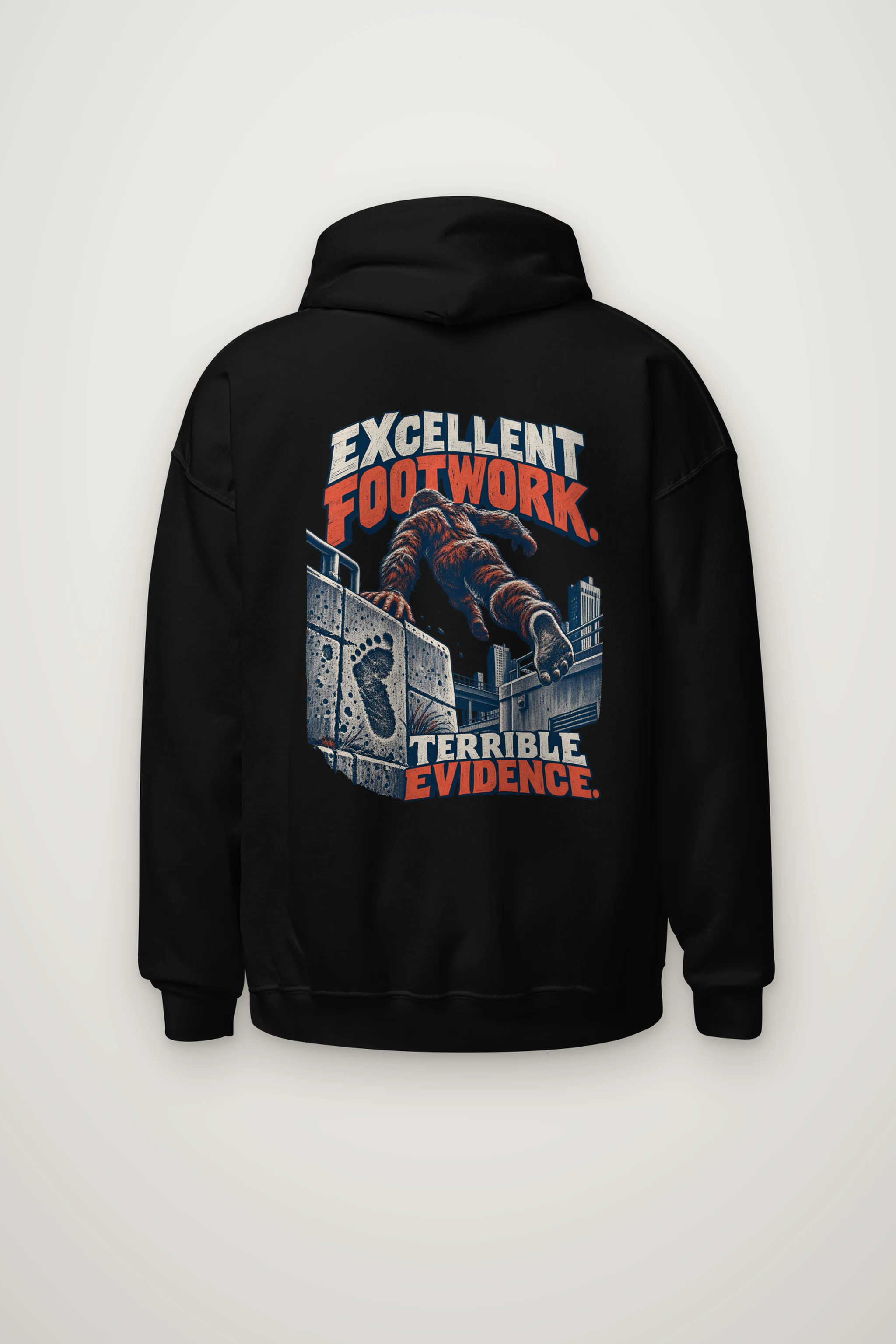 "Excellent Footwork Terrible Evidence" Heavy Blend Unisex Pullover Hoodie