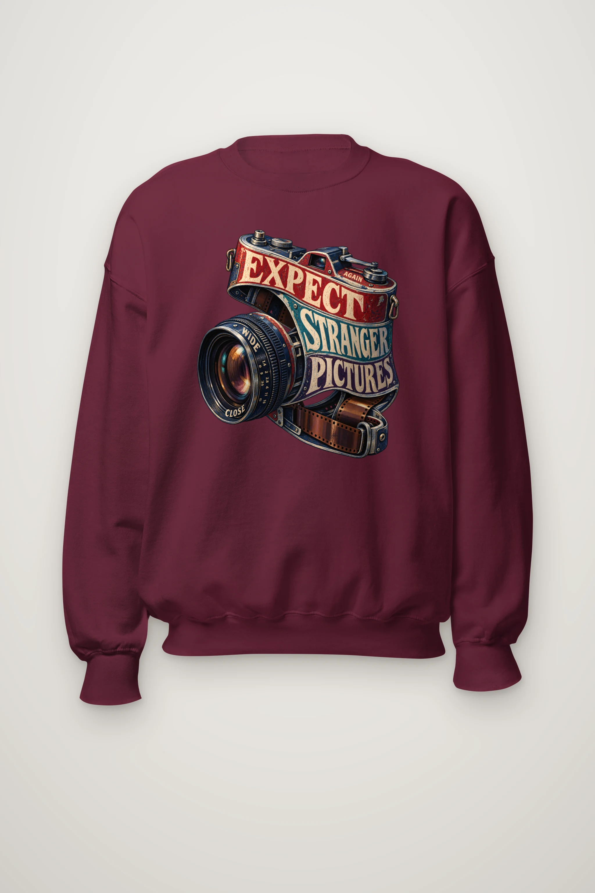 "Expect Stranger Pictures" Heavy Blend Unisex Crewneck Sweatshirt
