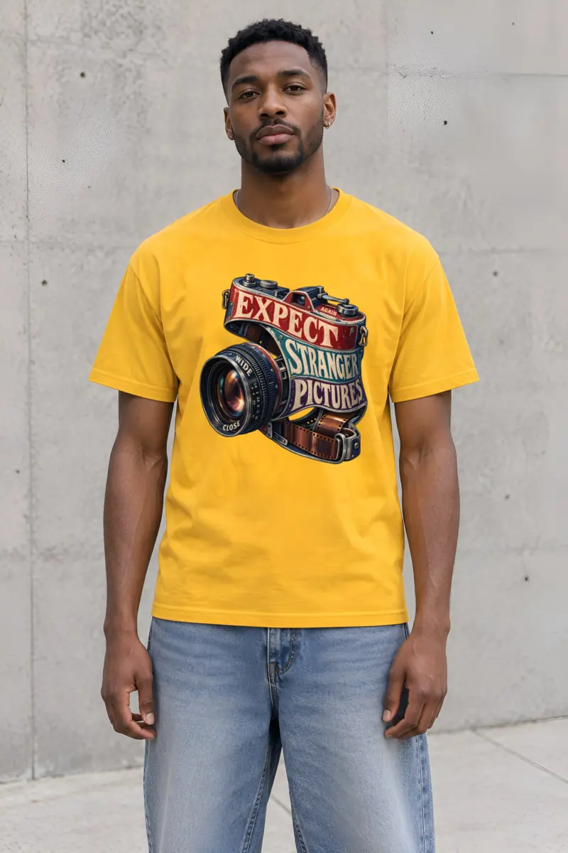 "Expect Stranger Pictures" Heavyweight Unisex Crewneck T-shirt