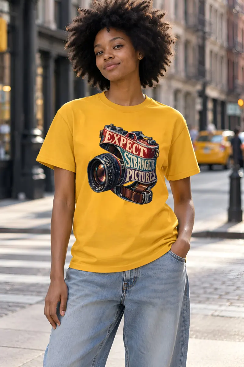 "Expect Stranger Pictures" Heavyweight Unisex Crewneck T-shirt