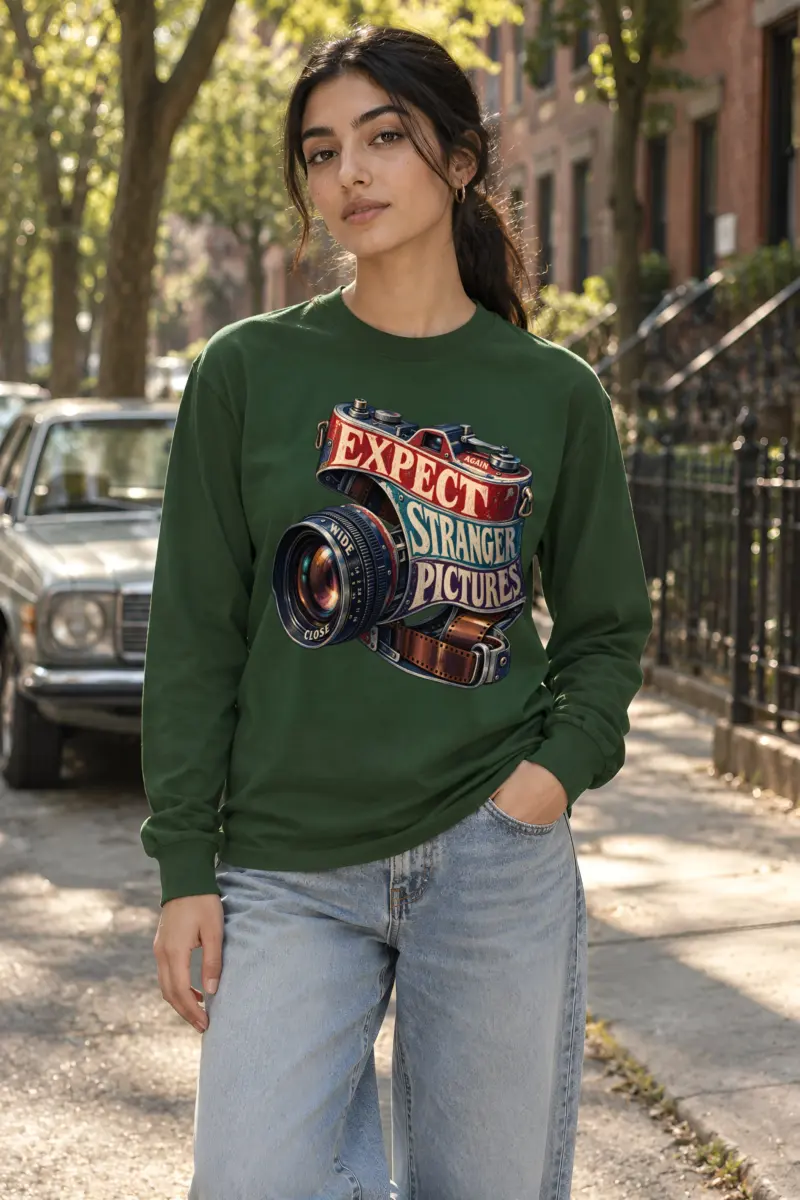 "Expect Stranger Pictures" Unisex Longsleeve T-shirt