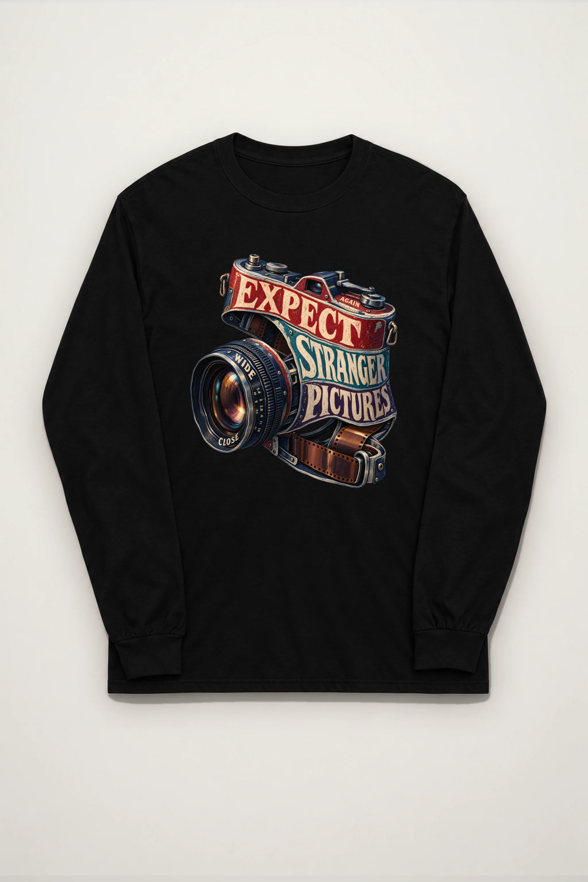 "Expect Stranger Pictures" Unisex Longsleeve T-shirt