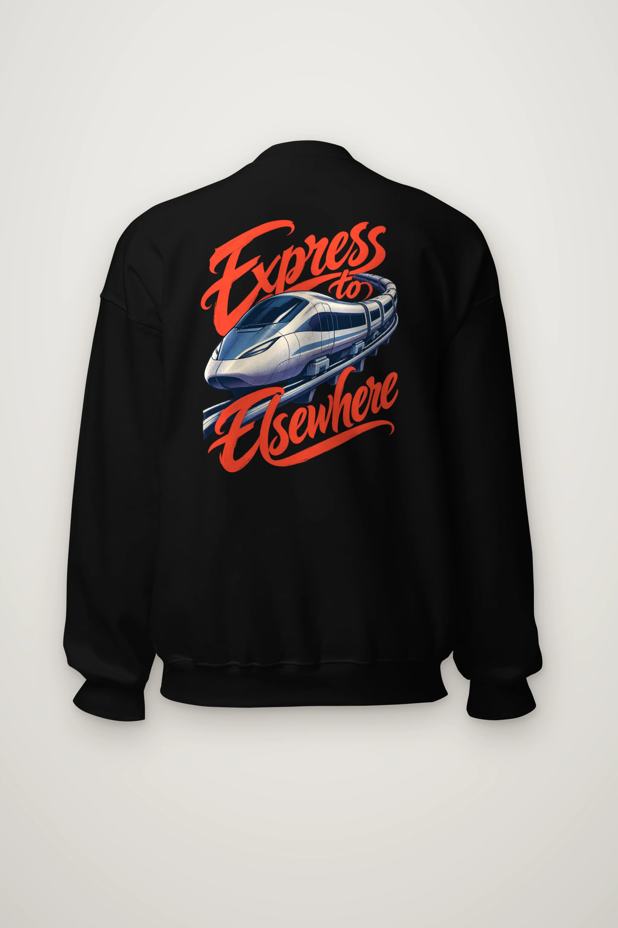 "Express to Elsewhere" Heavy Blend Unisex Crewneck Sweatshirt