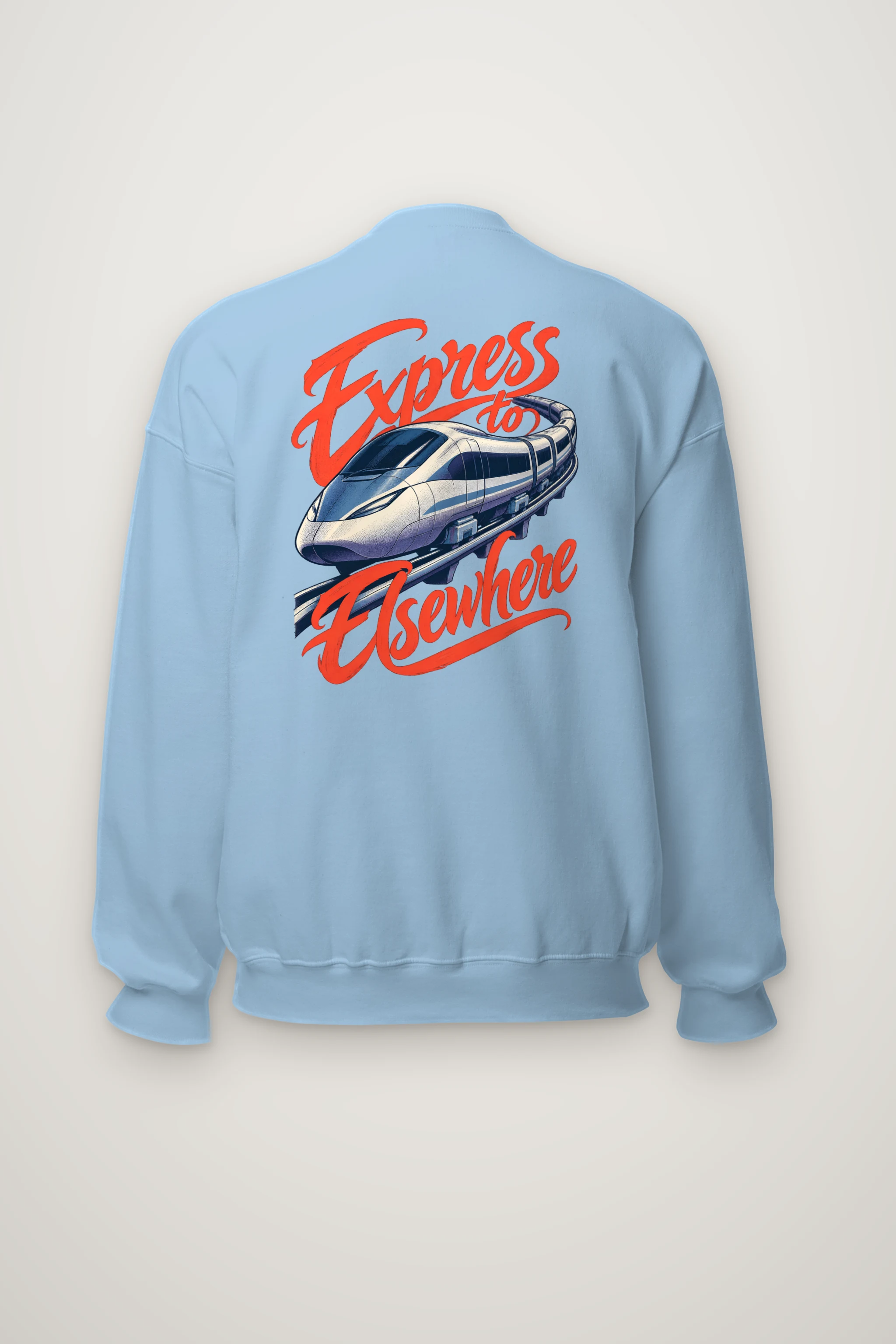 "Express to Elsewhere" Heavy Blend Unisex Crewneck Sweatshirt