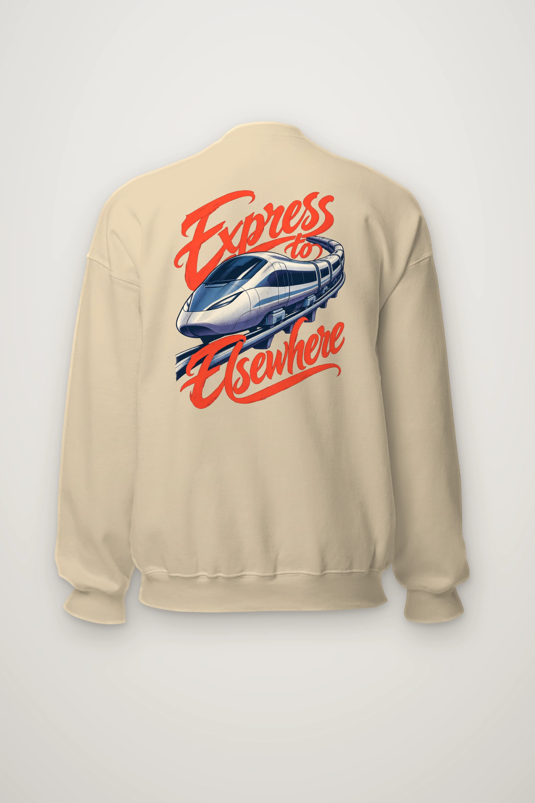 "Express to Elsewhere" Heavy Blend Unisex Crewneck Sweatshirt