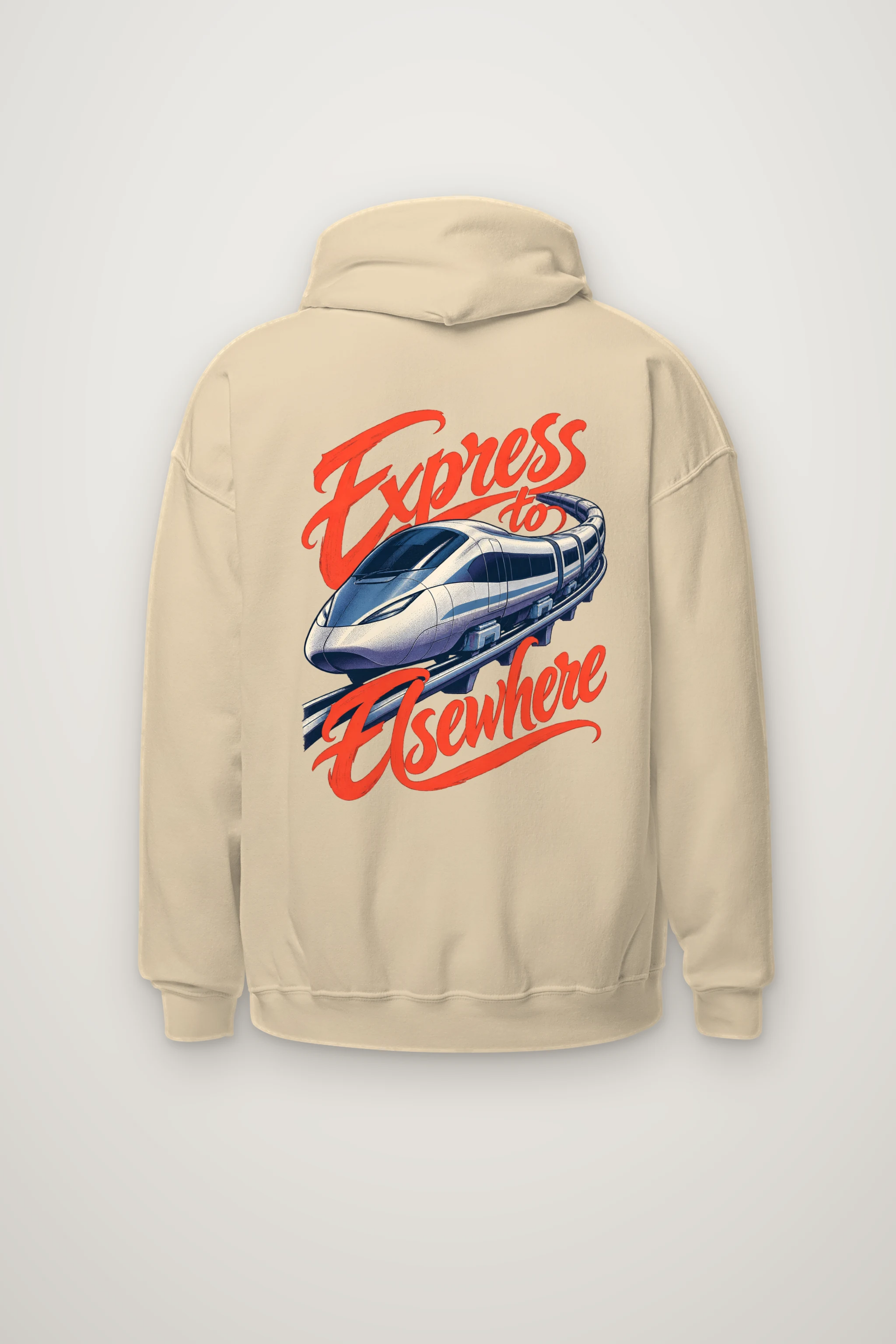"Express to Elsewhere" Heavy Blend Unisex Pullover Hoodie