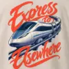 "Express to Elsewhere" Heavyweight Unisex Crewneck T-shirt