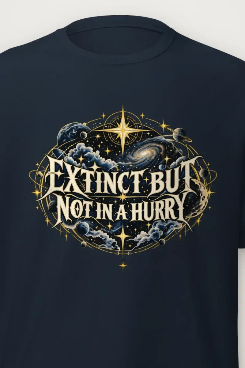 "Extinct But Not In A Hurry" Heavyweight Unisex Crewneck T-shirt