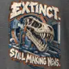 "Extinct. Still Making News." Heavyweight Unisex Crewneck T-shirt