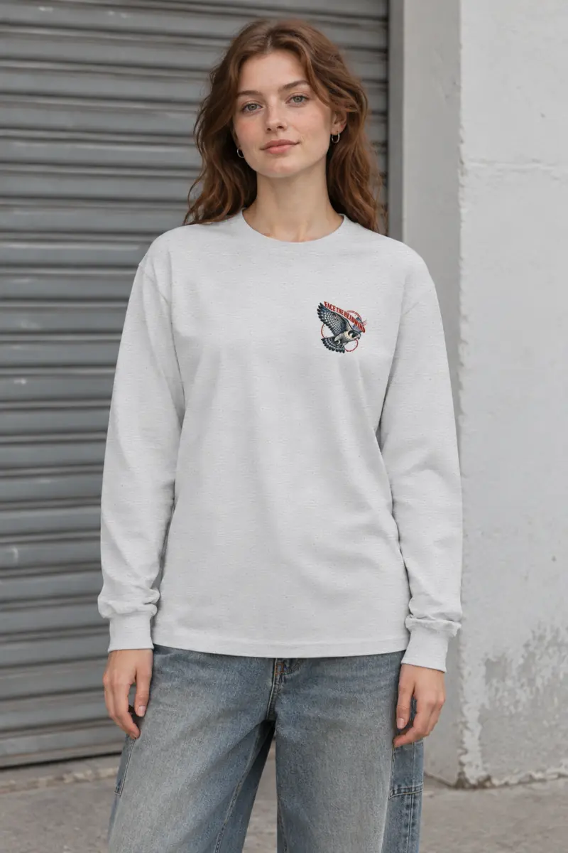 "Face the Headwind" Unisex Longsleeve T-shirt