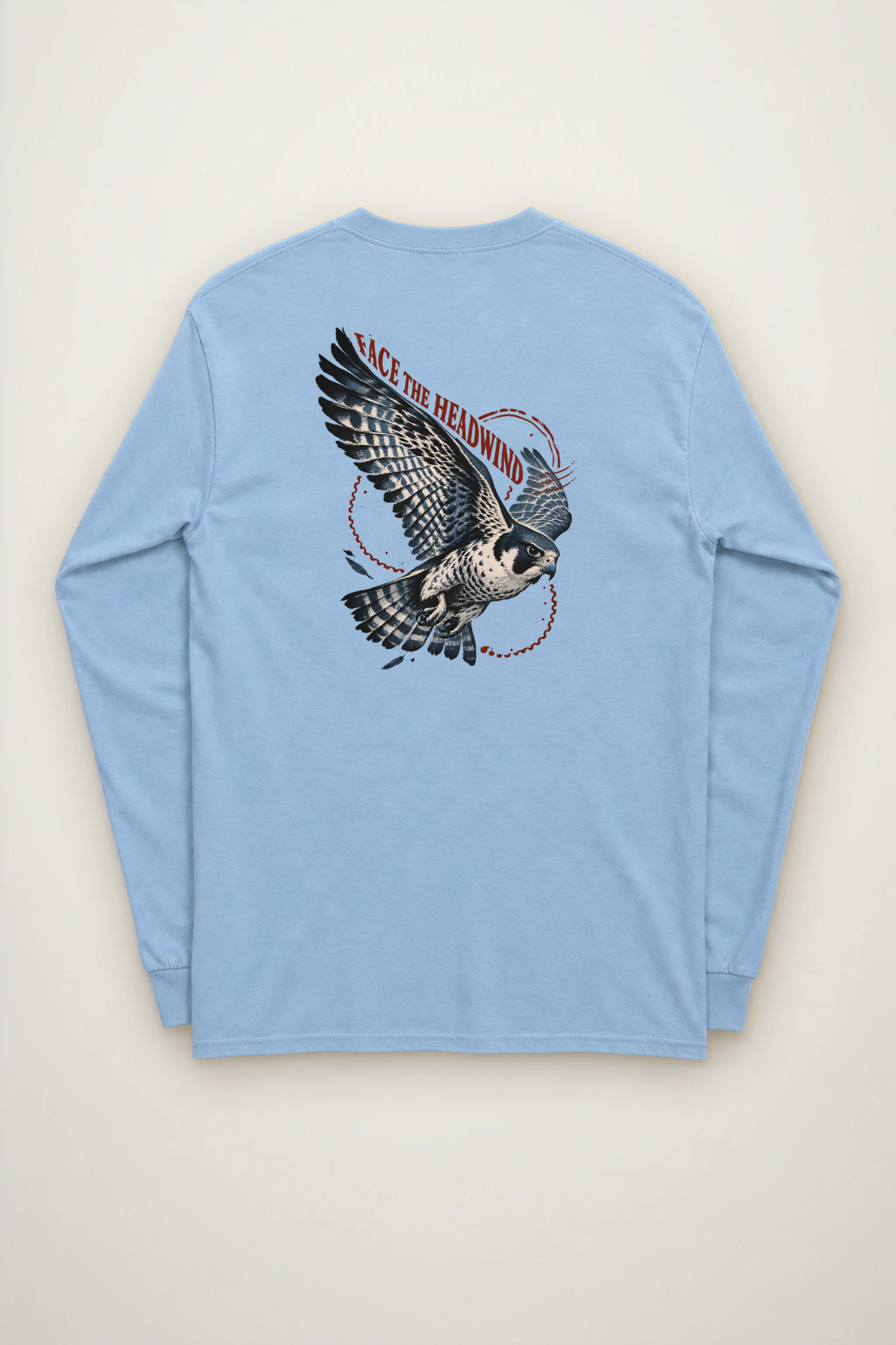 "Face the Headwind" Unisex Longsleeve T-shirt