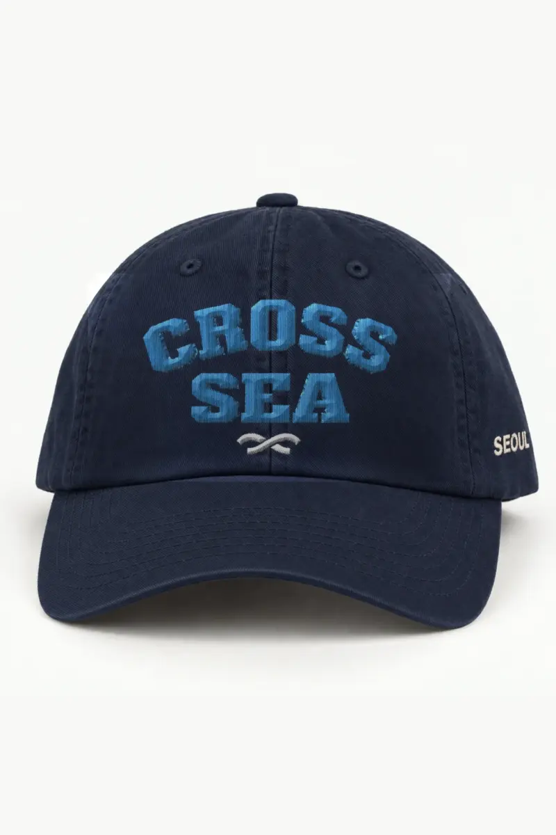 "Faceted Collegiate Waves" Classic Dad Hat · Embroidered