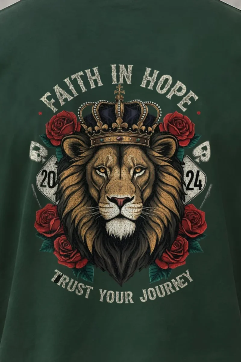 "Faith In Hope" Heavyweight Unisex Crewneck T-shirt