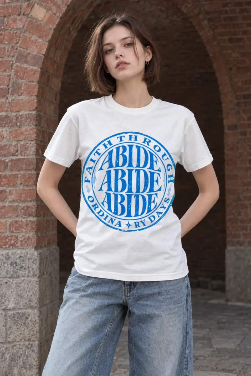 "Faith Through Ordinary Days" Heavyweight Unisex Crewneck T-shirt