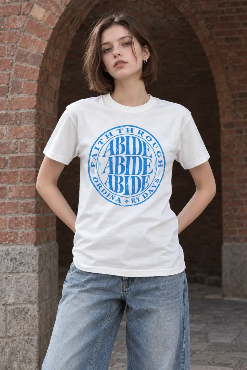 "Faith Through Ordinary Days" Heavyweight Unisex Crewneck T-shirt