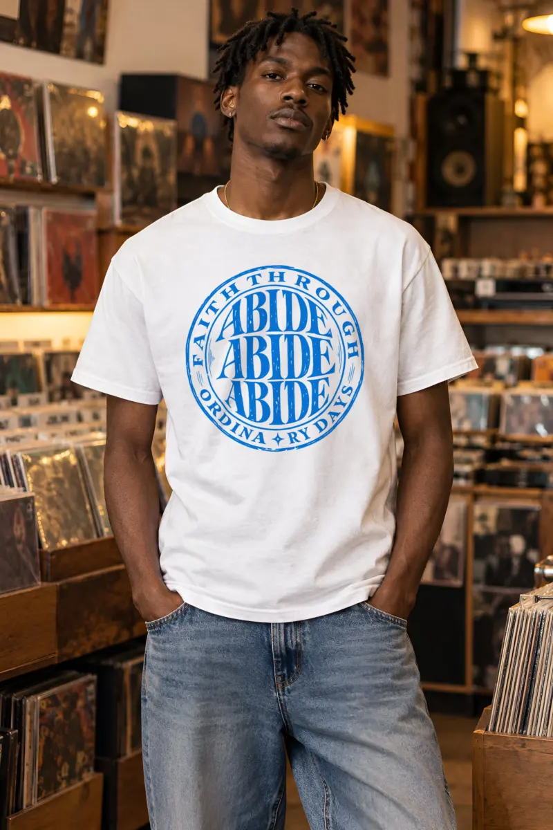 "Faith Through Ordinary Days" Heavyweight Unisex Crewneck T-shirt