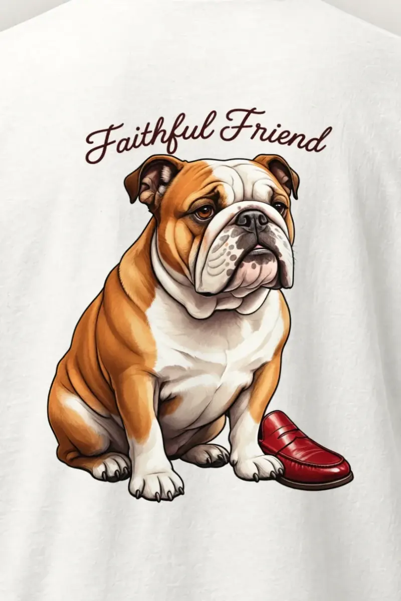 "Faithful Friend" Heavyweight Unisex Crewneck T-shirt