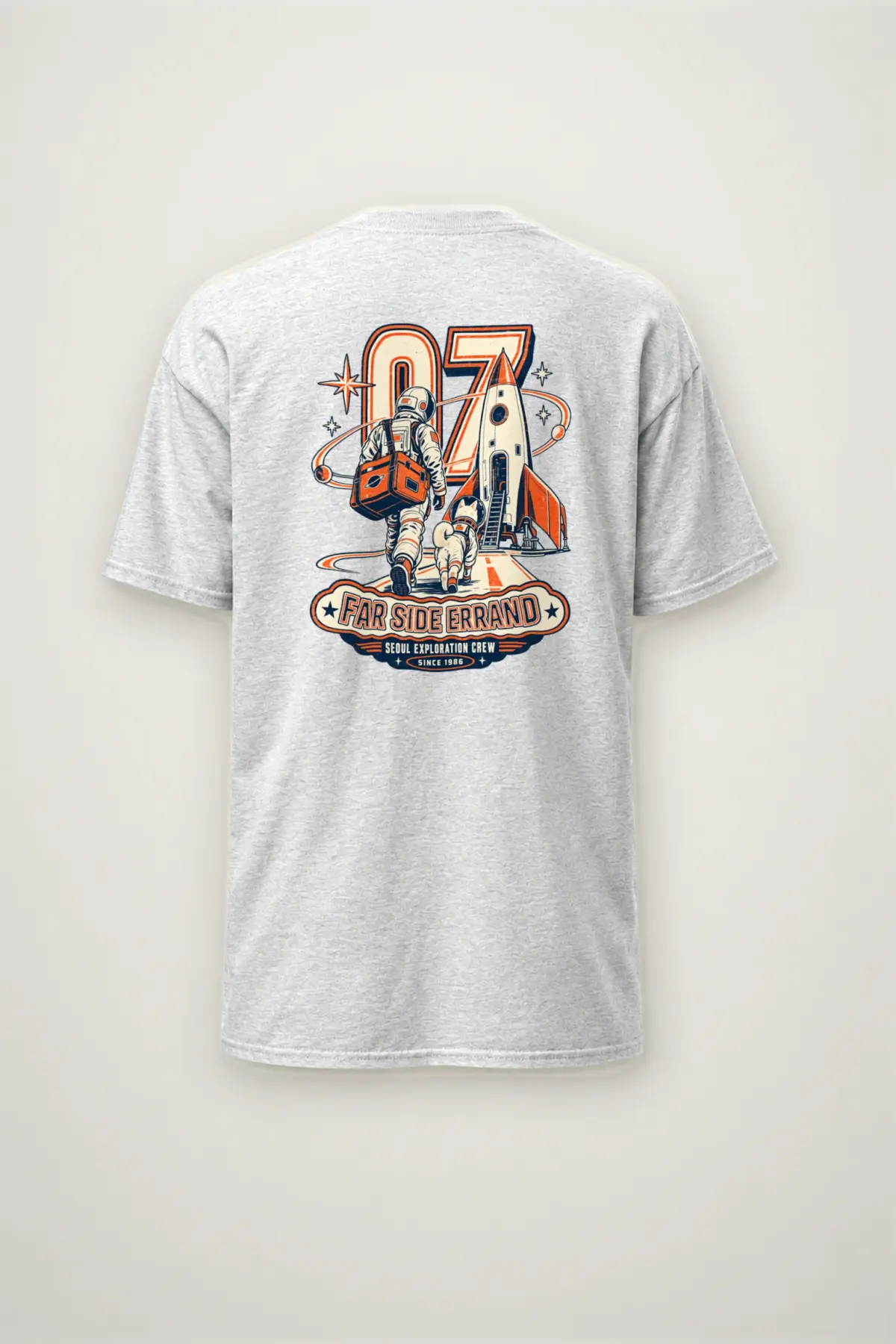 "Far Side Errand" Heavyweight Unisex Crewneck T-shirt