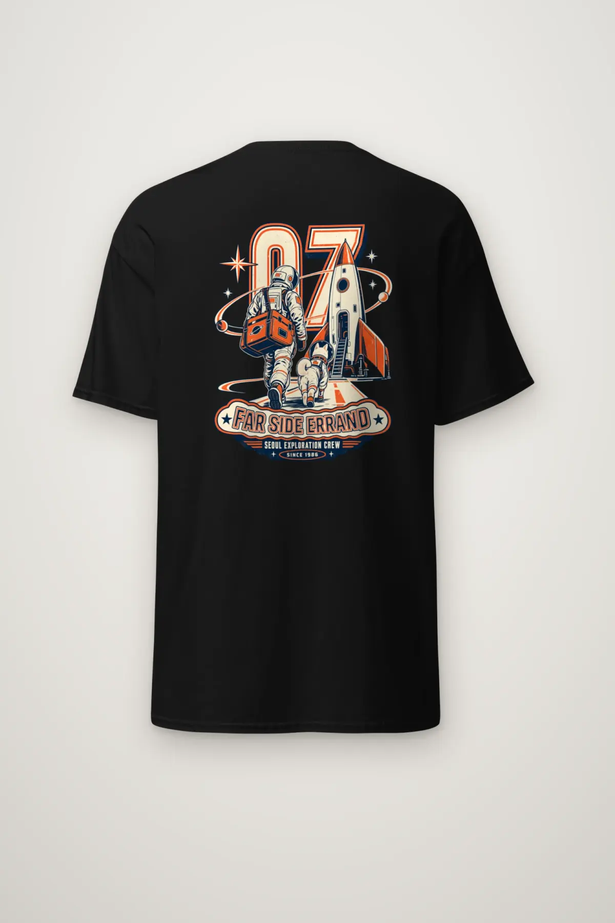 "Far Side Errand" Heavyweight Unisex Crewneck T-shirt