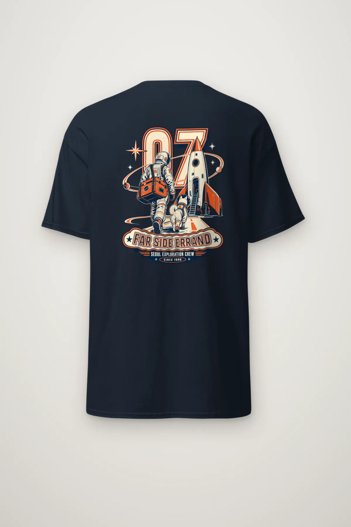 "Far Side Errand" Heavyweight Unisex Crewneck T-shirt