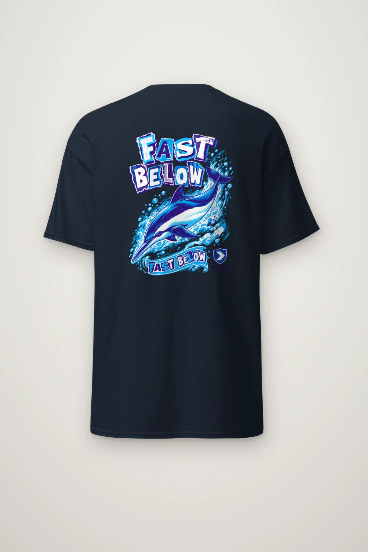 "Fast Below" Heavyweight Unisex Crewneck T-shirt