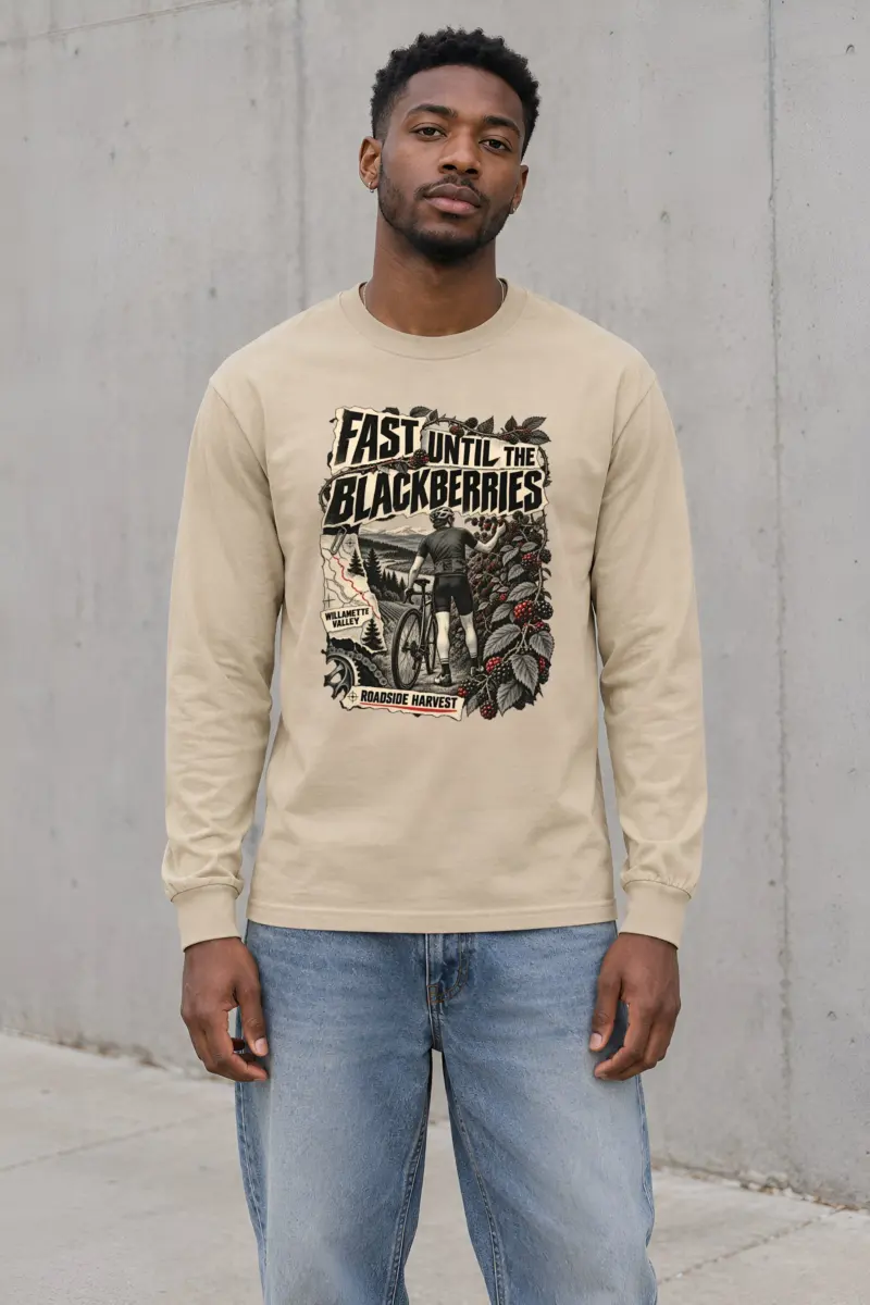 "Fast Until The Blackberries" Unisex Longsleeve T-shirt