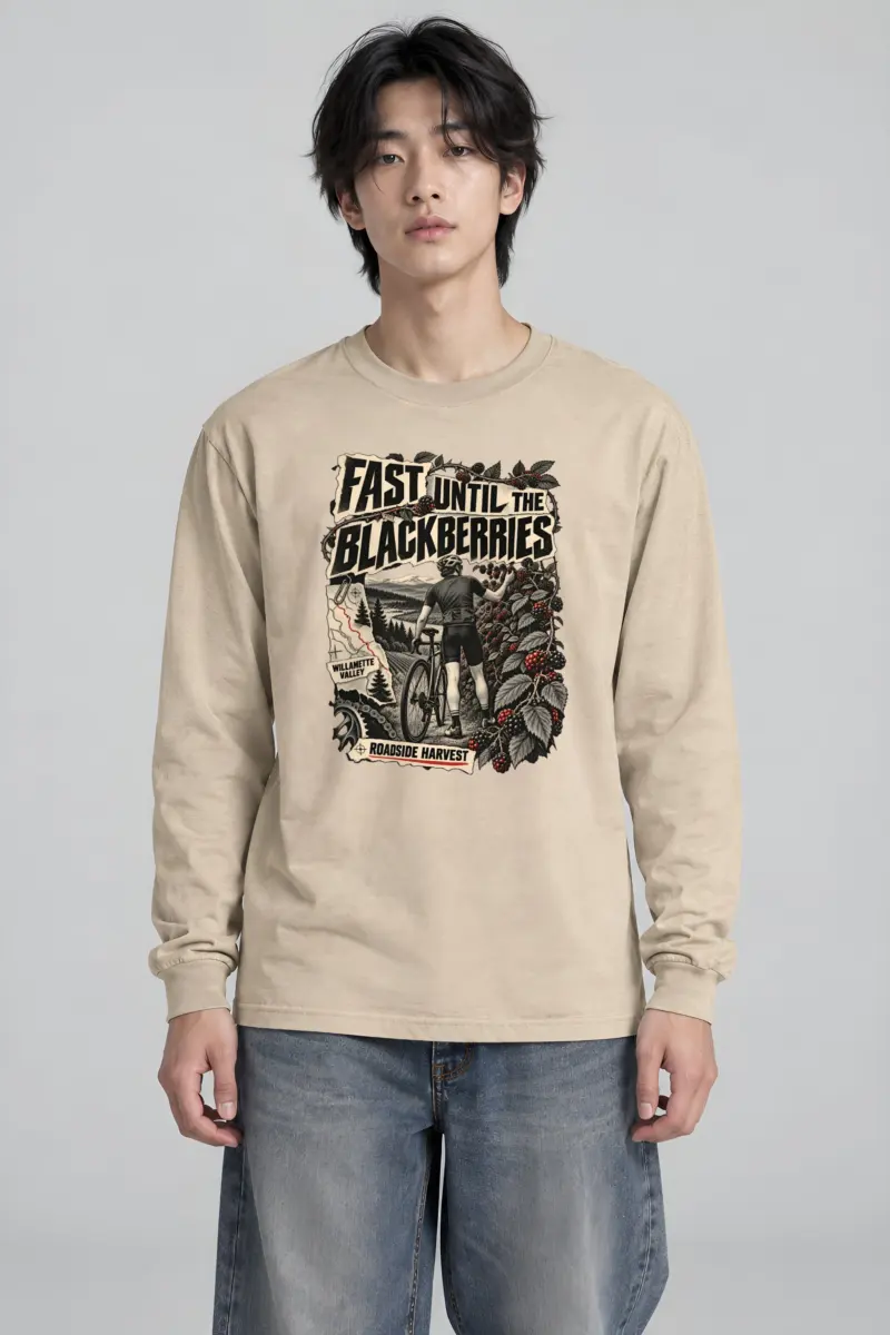 "Fast Until The Blackberries" Unisex Longsleeve T-shirt