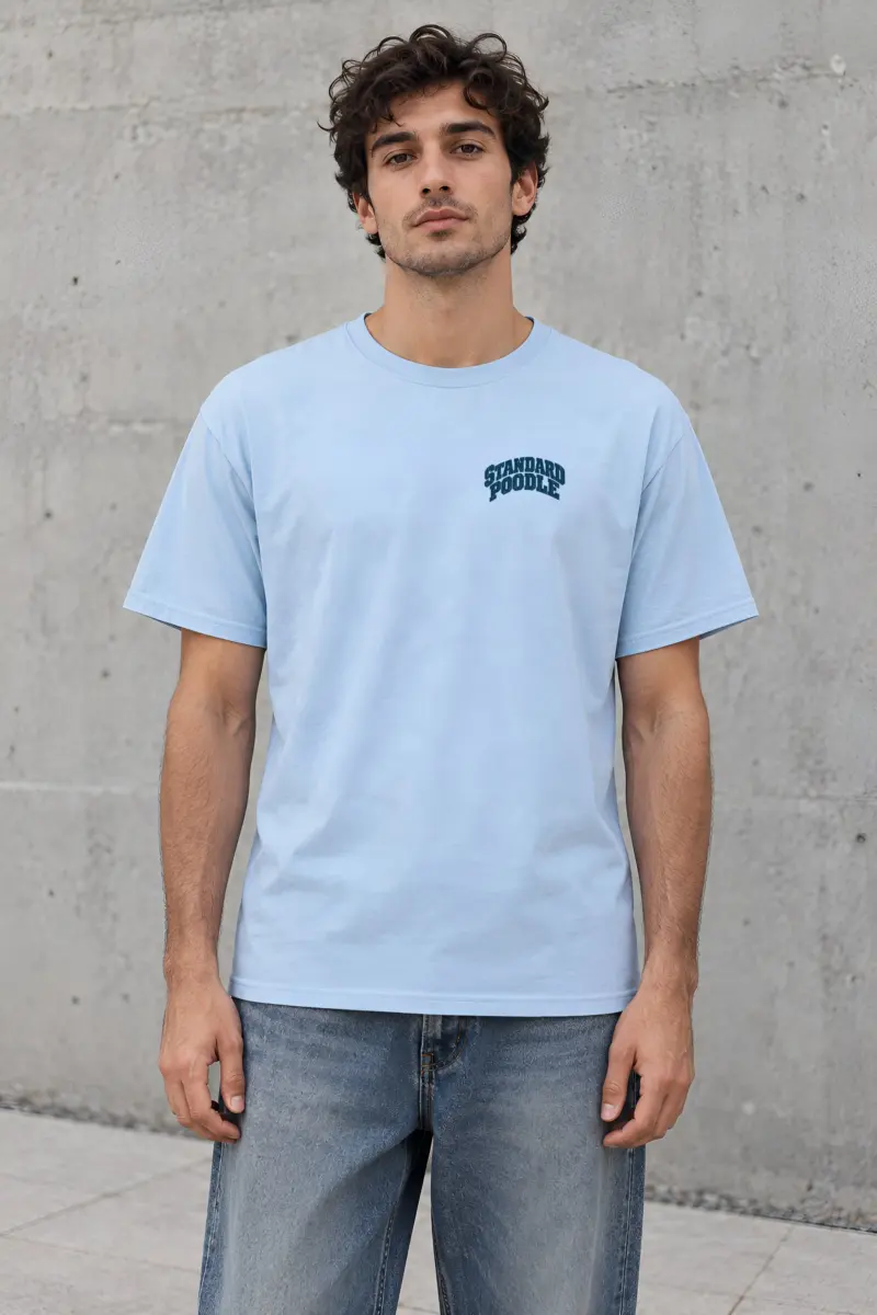 "Faster Than This Haircut Suggests" Heavyweight Unisex Crewneck T-shirt