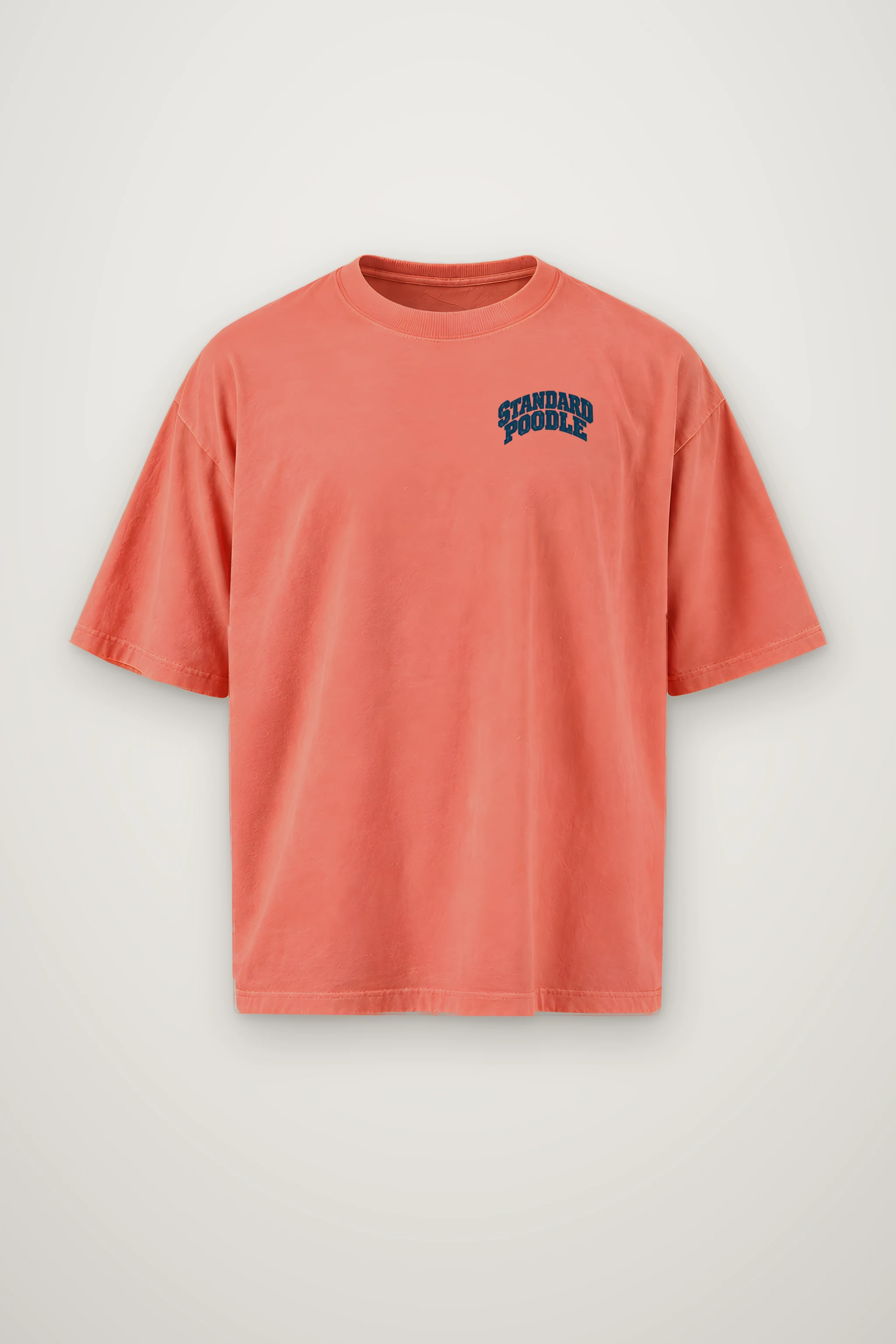 "Faster Than This Haircut Suggests" Men's Oversized Heavyweight Crewneck T-Shirt