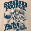 "Faster Than This Haircut Suggests" Men's Oversized Heavyweight Crewneck T-Shirt