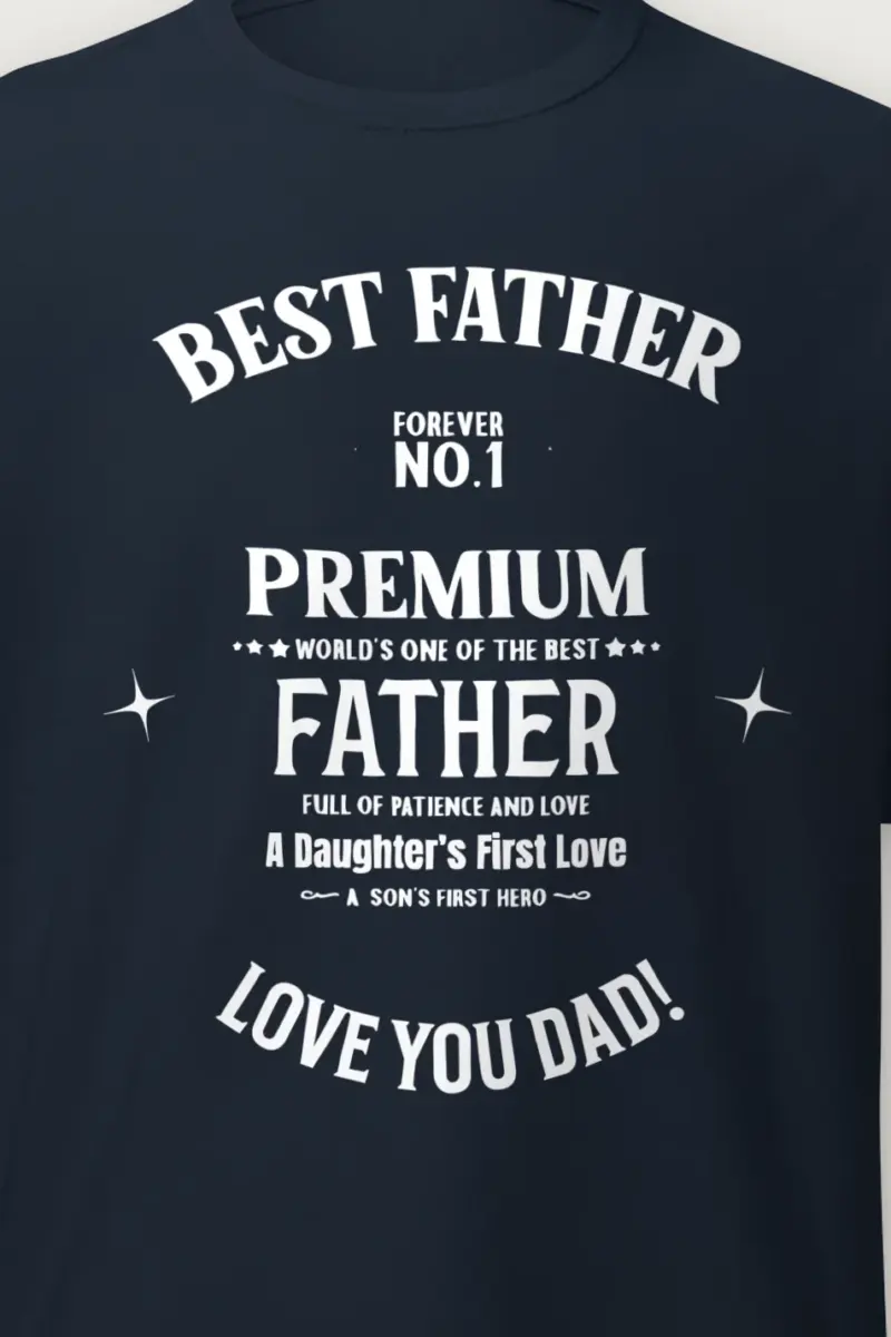 "Father’s Day 01 01" Heavyweight Unisex Crewneck T-shirt