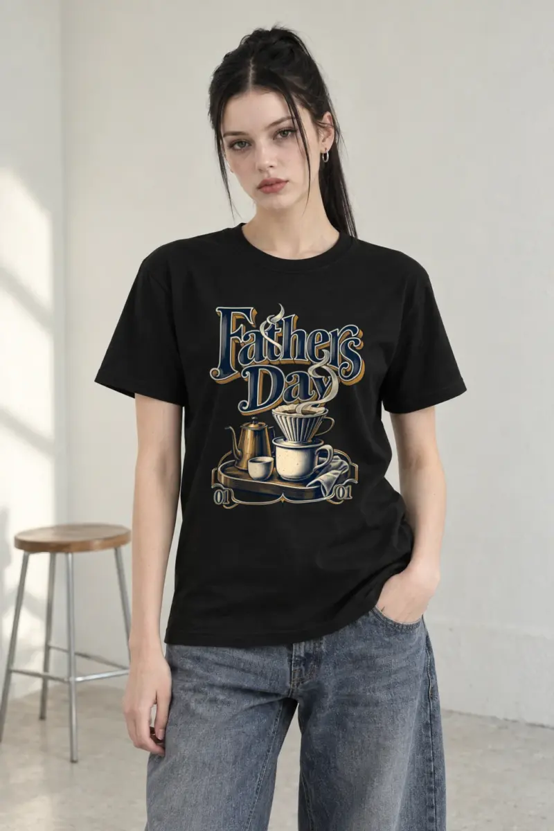 "Fathers Day" Heavyweight Unisex Crewneck T-shirt