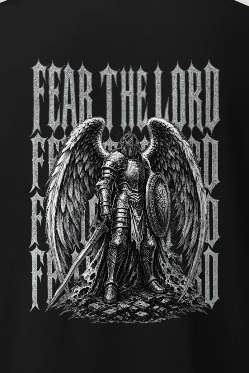 "Fear The Wings" Heavyweight Unisex Crewneck T-shirt