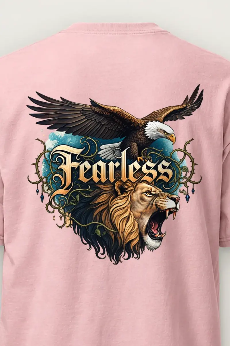 "Fearless Soul" Heavyweight Unisex Crewneck T-shirt