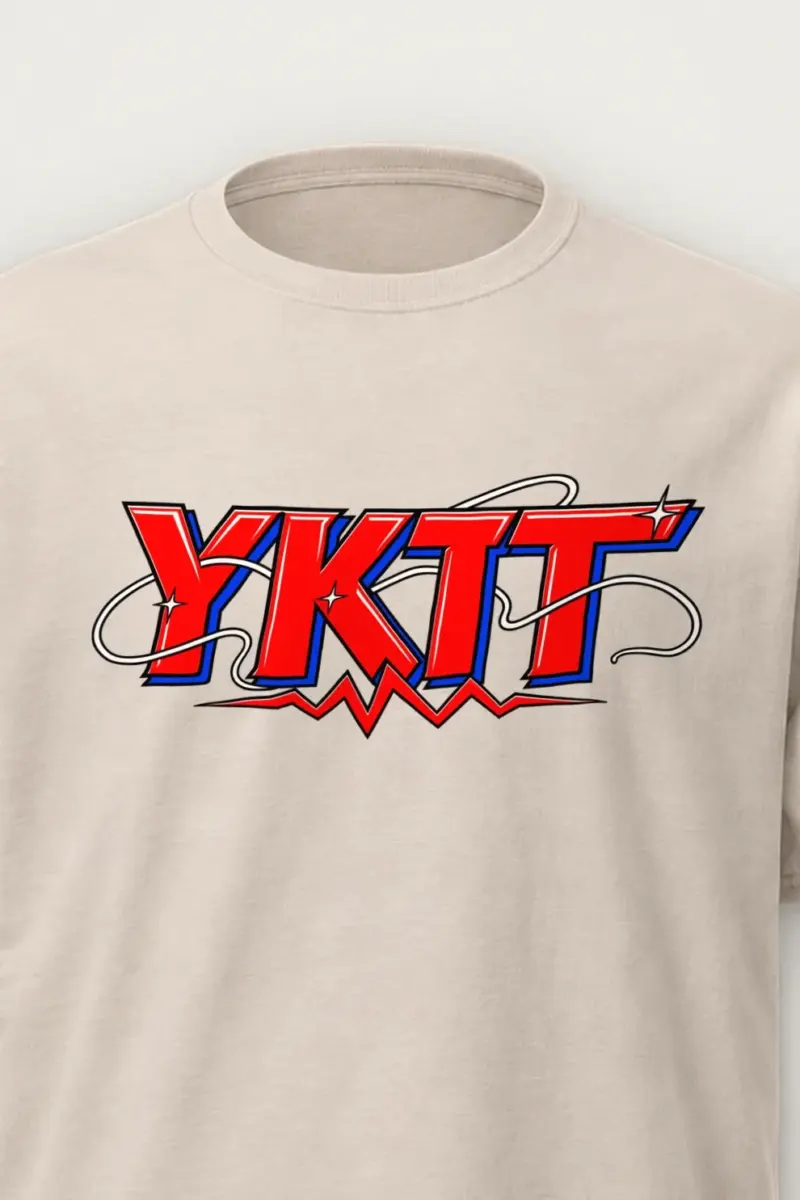"Fearless Spirit YKTT" Heavyweight Unisex Crewneck T-shirt