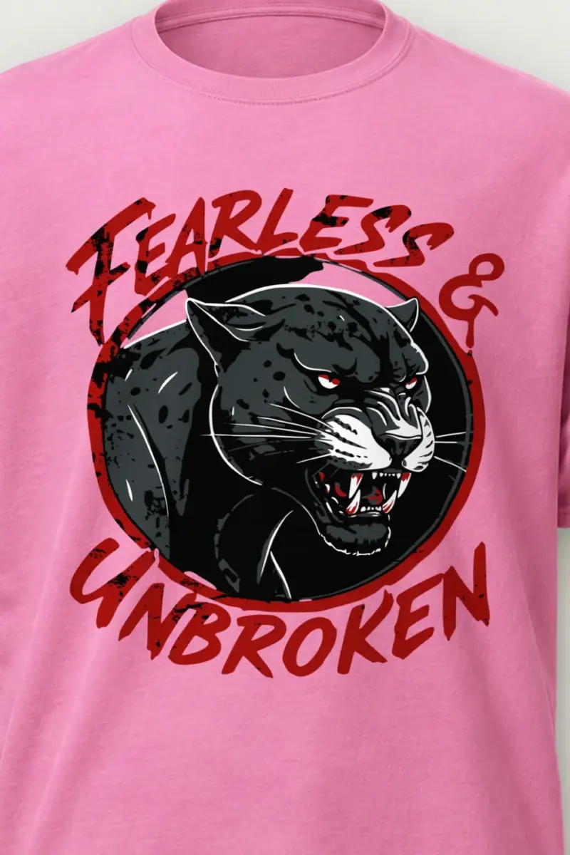 "Fearless & Unbroken" Heavyweight Unisex Crewneck T-shirt