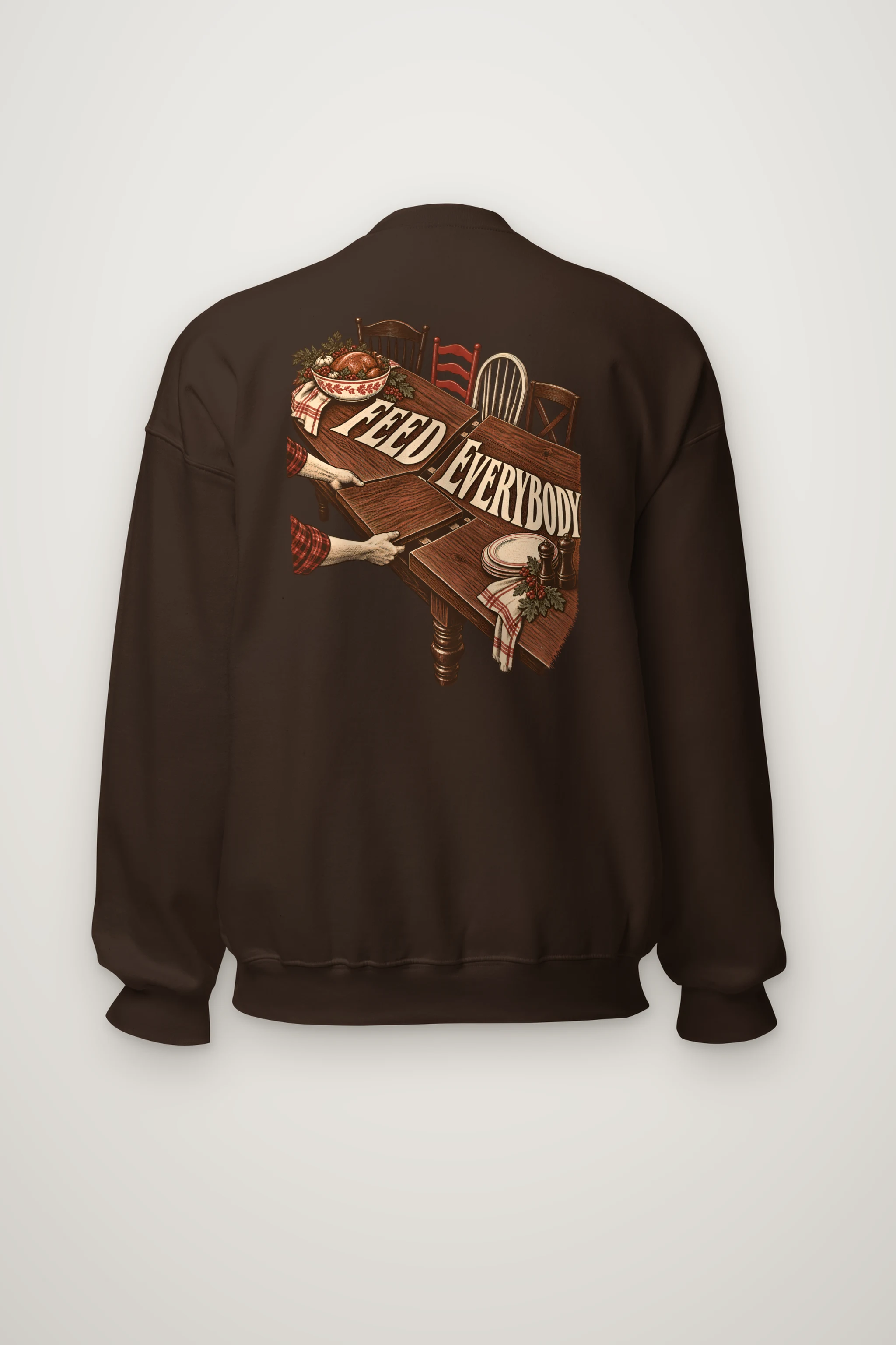 "Feed Everybody" Heavy Blend Unisex Crewneck Sweatshirt
