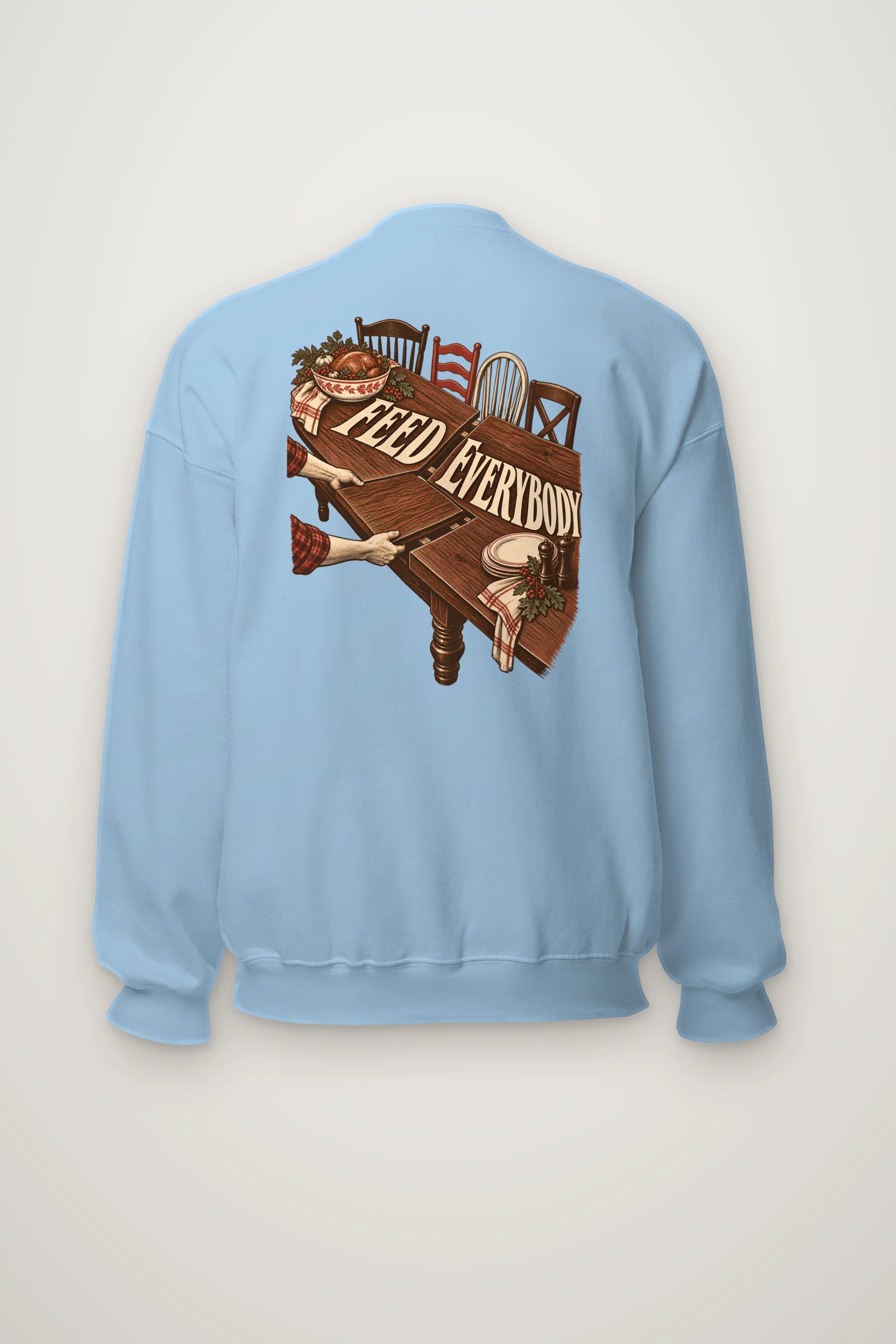"Feed Everybody" Heavy Blend Unisex Crewneck Sweatshirt