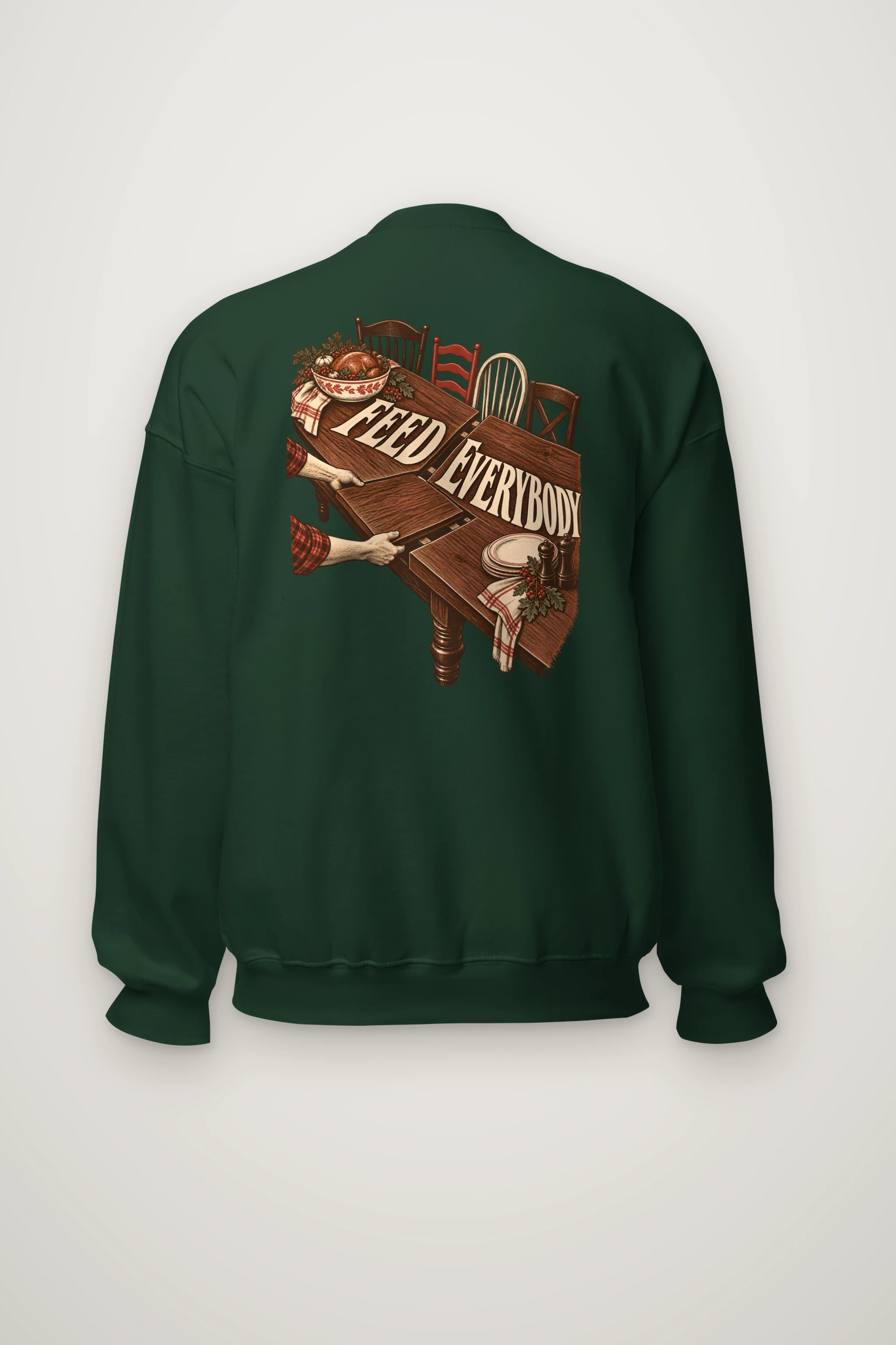 "Feed Everybody" Heavy Blend Unisex Crewneck Sweatshirt