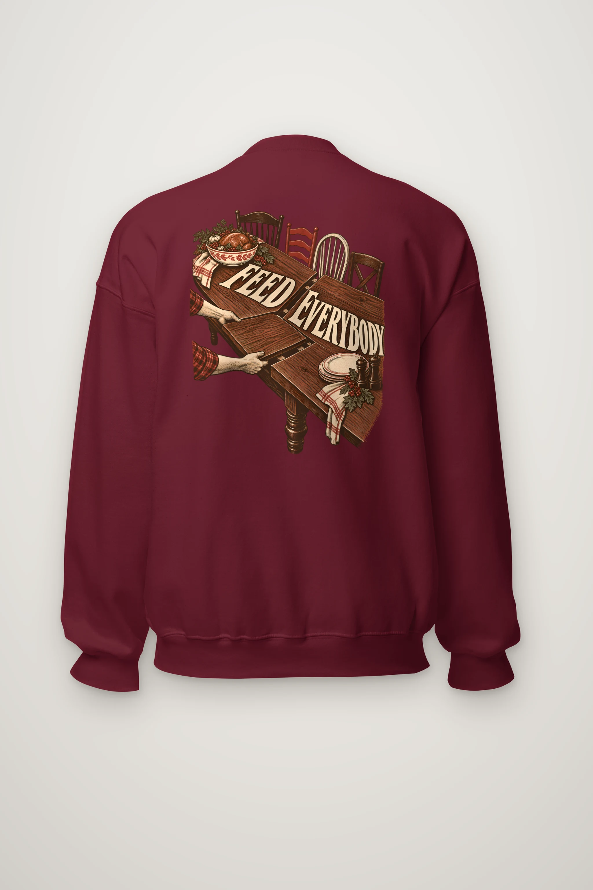 "Feed Everybody" Heavy Blend Unisex Crewneck Sweatshirt