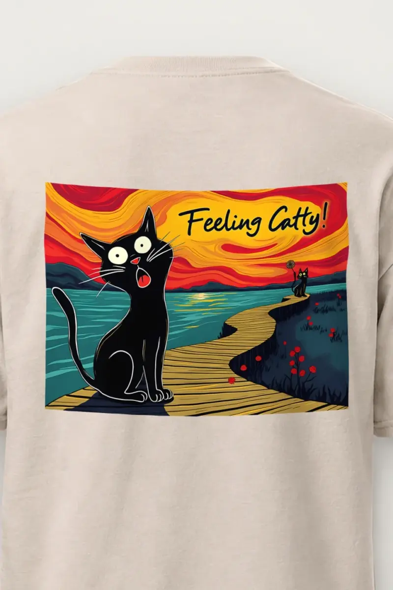 "Feeling Catty!" Heavyweight Unisex Crewneck T-shirt