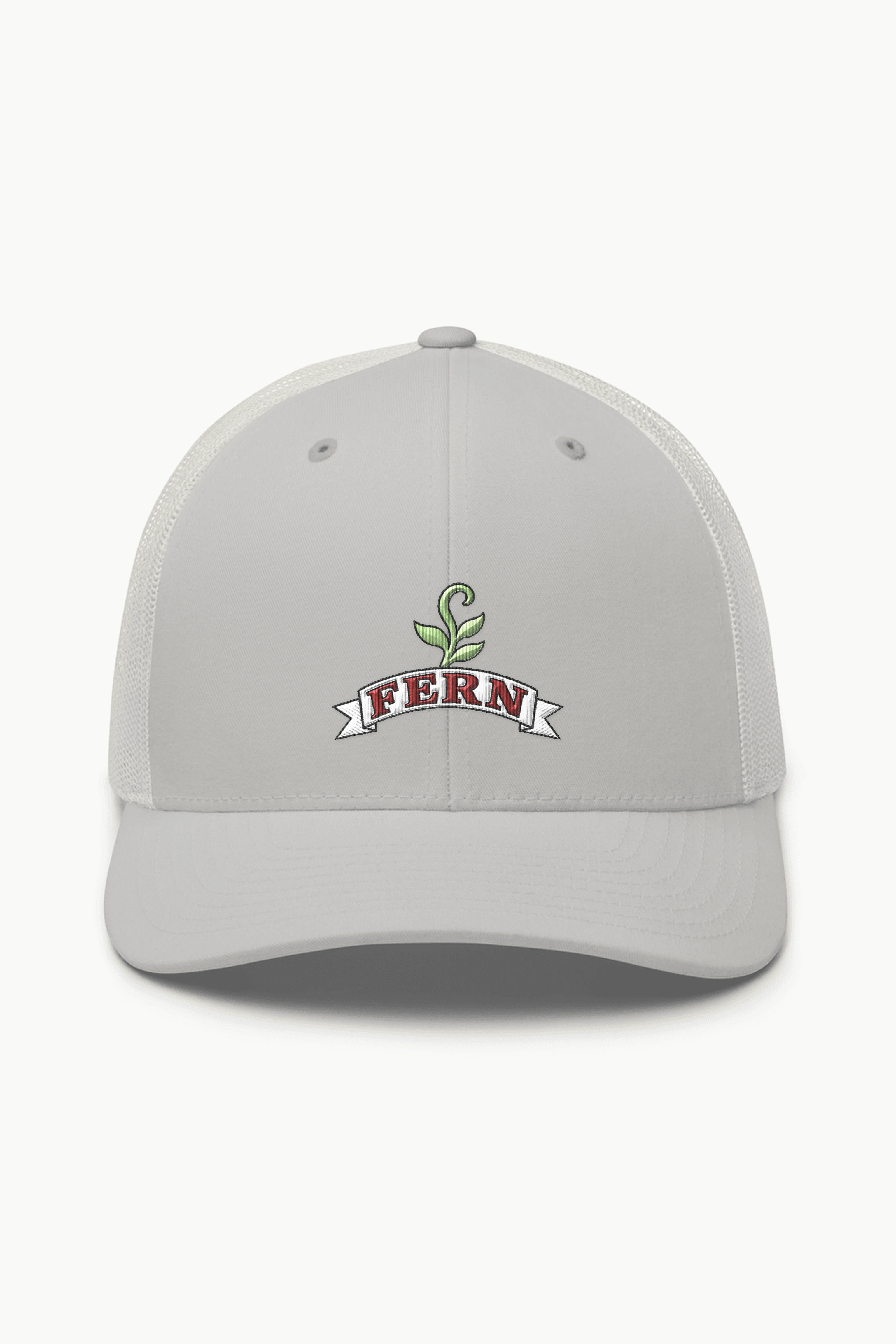 "FERN" Retro Trucker Cap · Embroidered