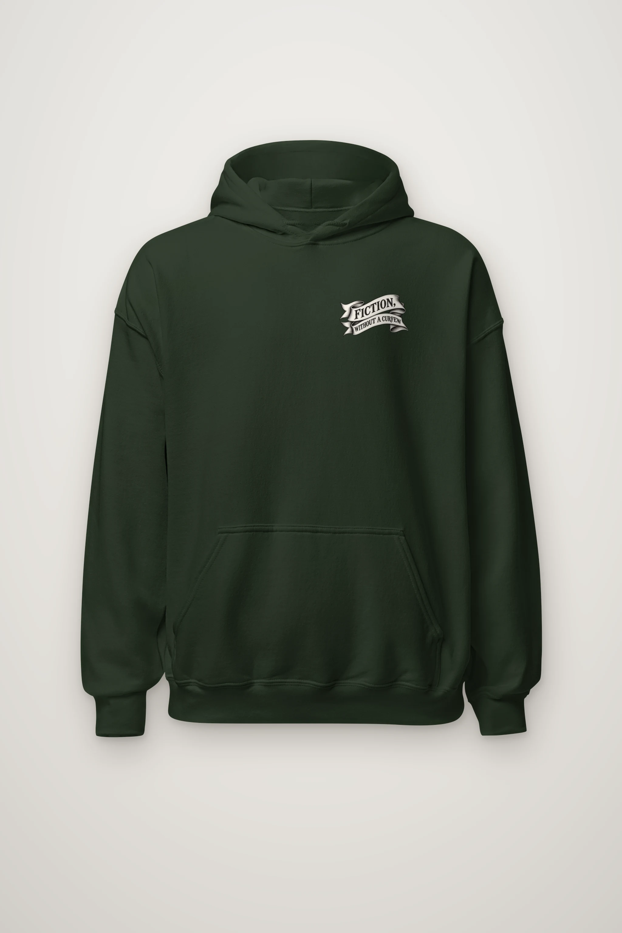"Fiction, Without a Curfew" Heavy Blend Unisex Pullover Hoodie