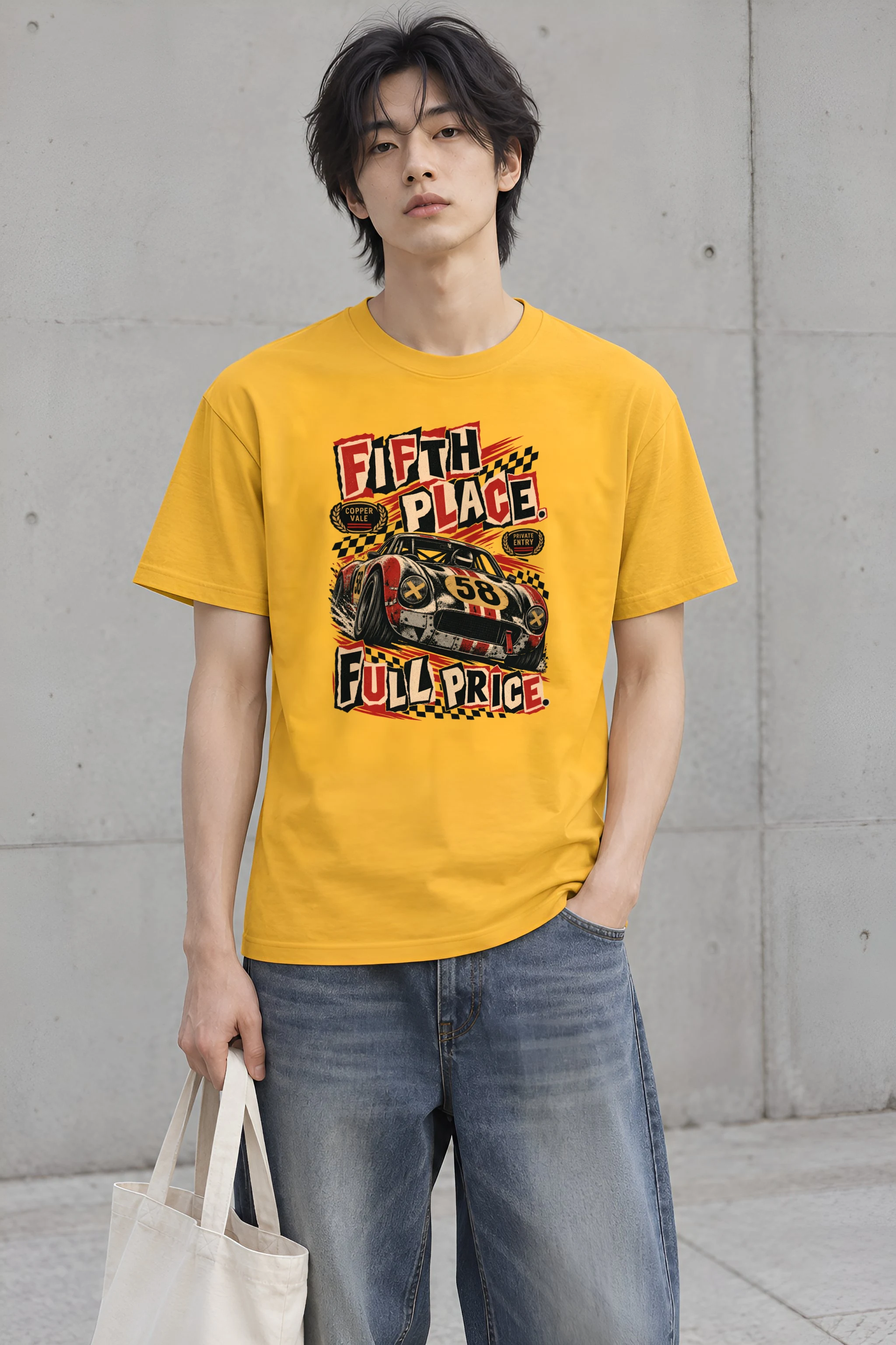 "Fifth Place Full Price" Heavyweight Unisex Crewneck T-shirt