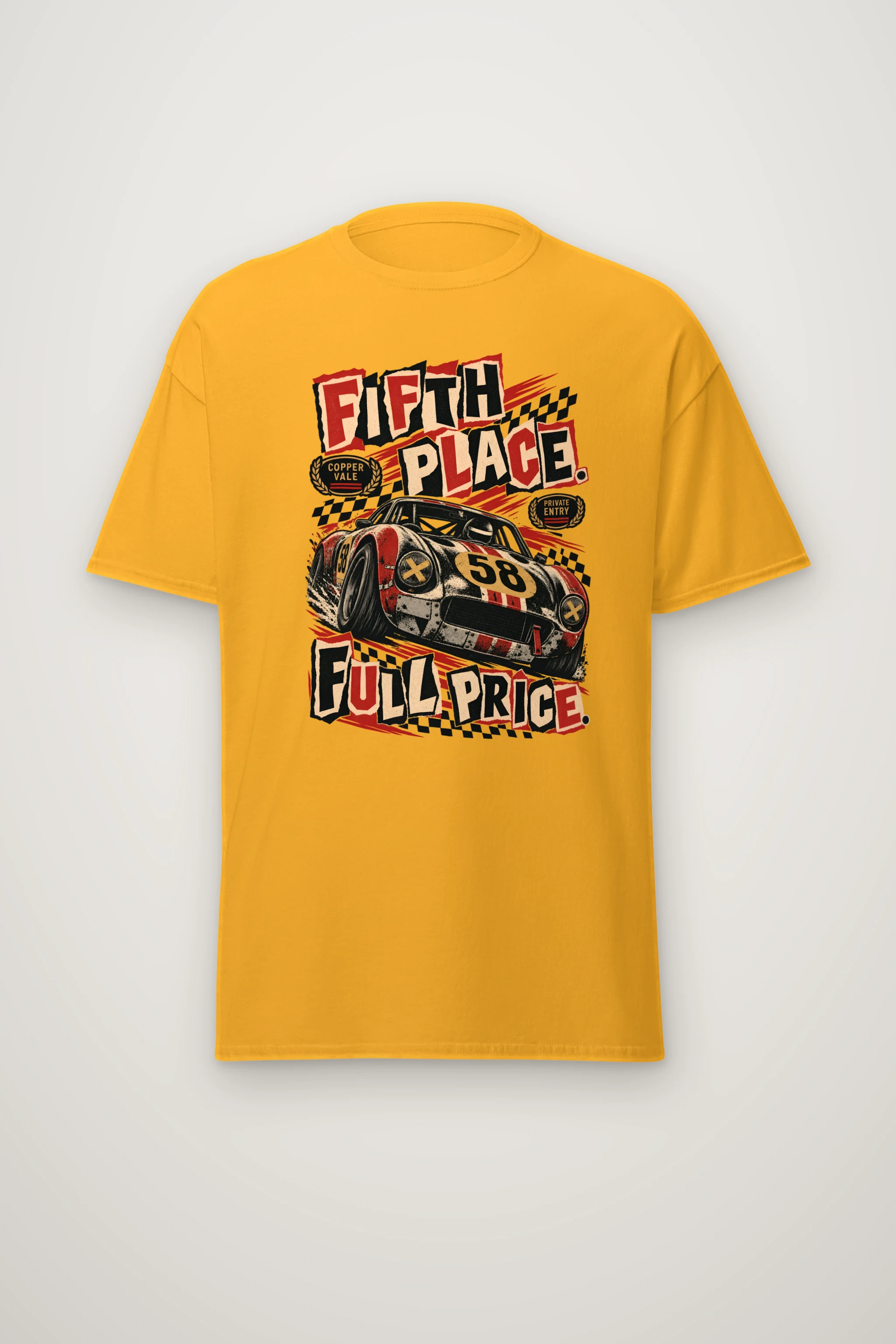 "Fifth Place Full Price" Heavyweight Unisex Crewneck T-shirt