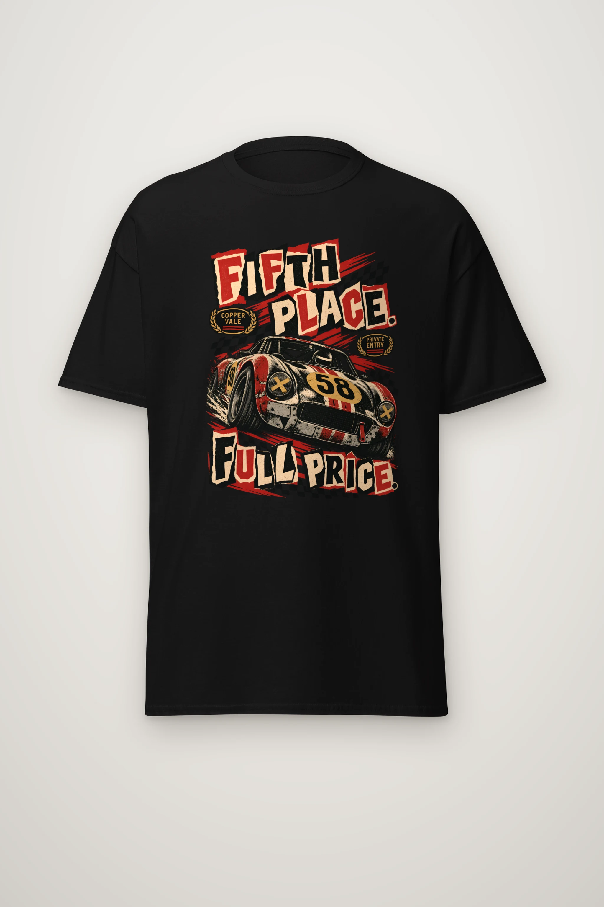 "Fifth Place Full Price" Heavyweight Unisex Crewneck T-shirt