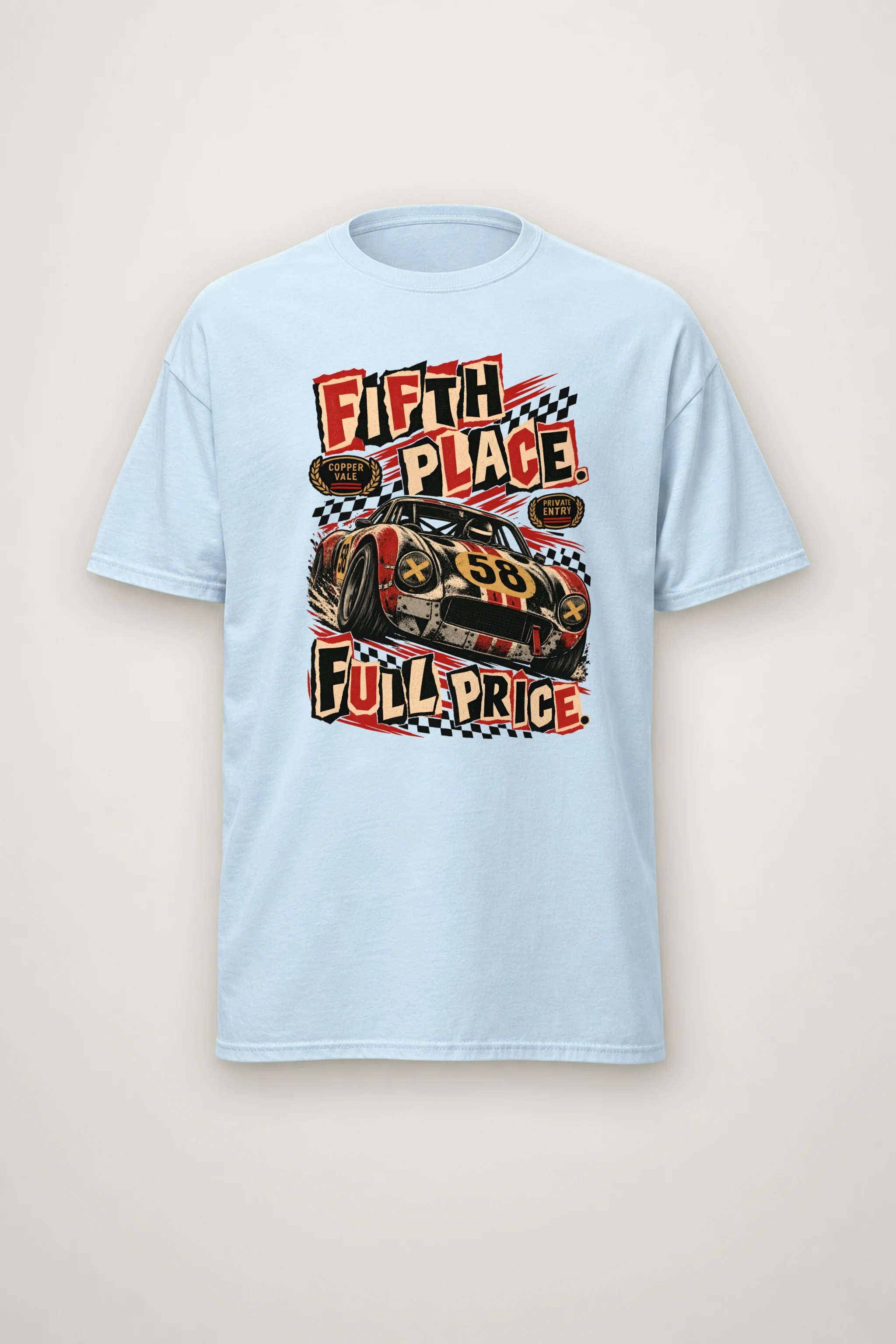 "Fifth Place Full Price" Heavyweight Unisex Crewneck T-shirt