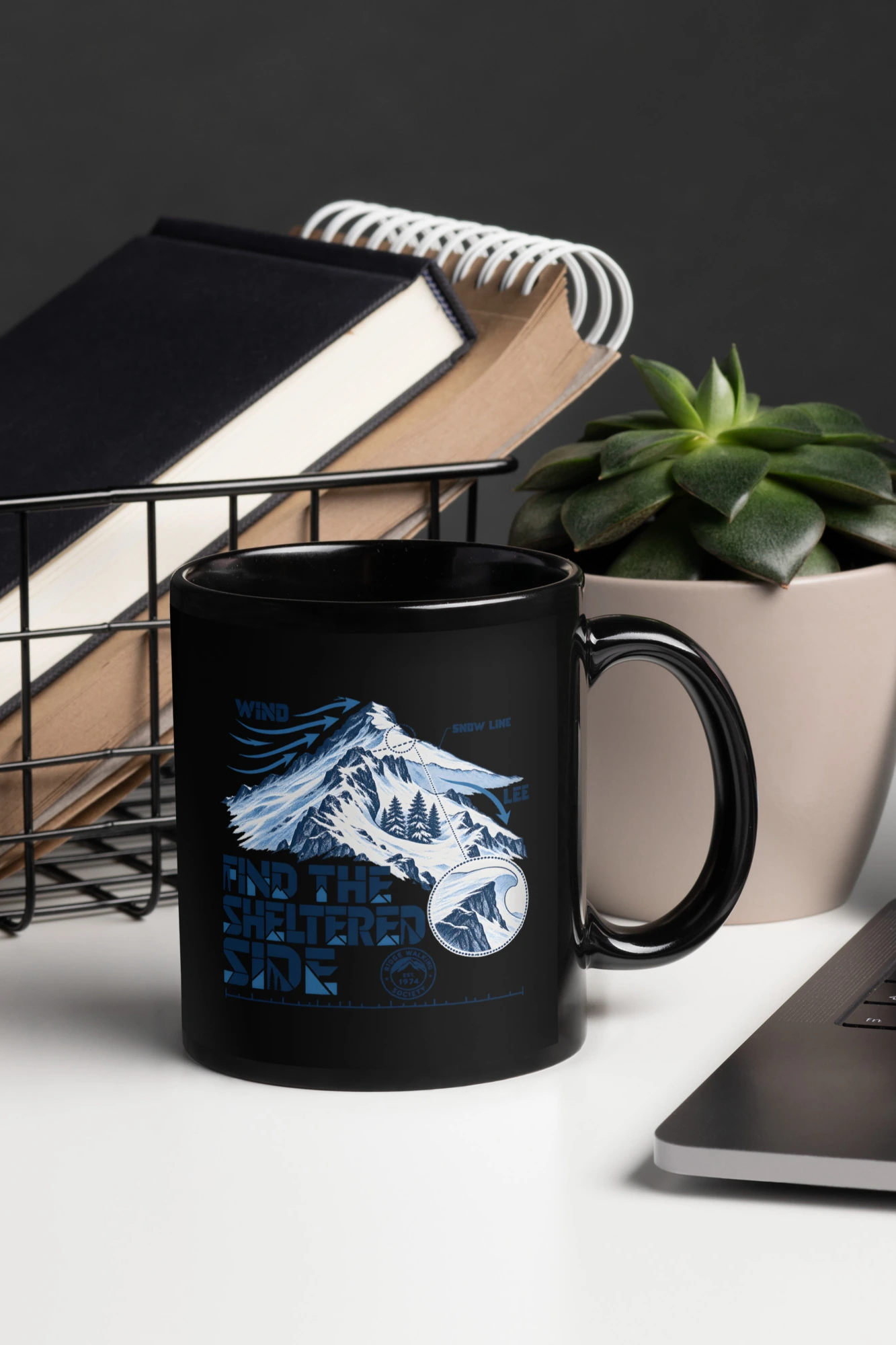"Find the Sheltered Side" 11oz Ceramic Mug