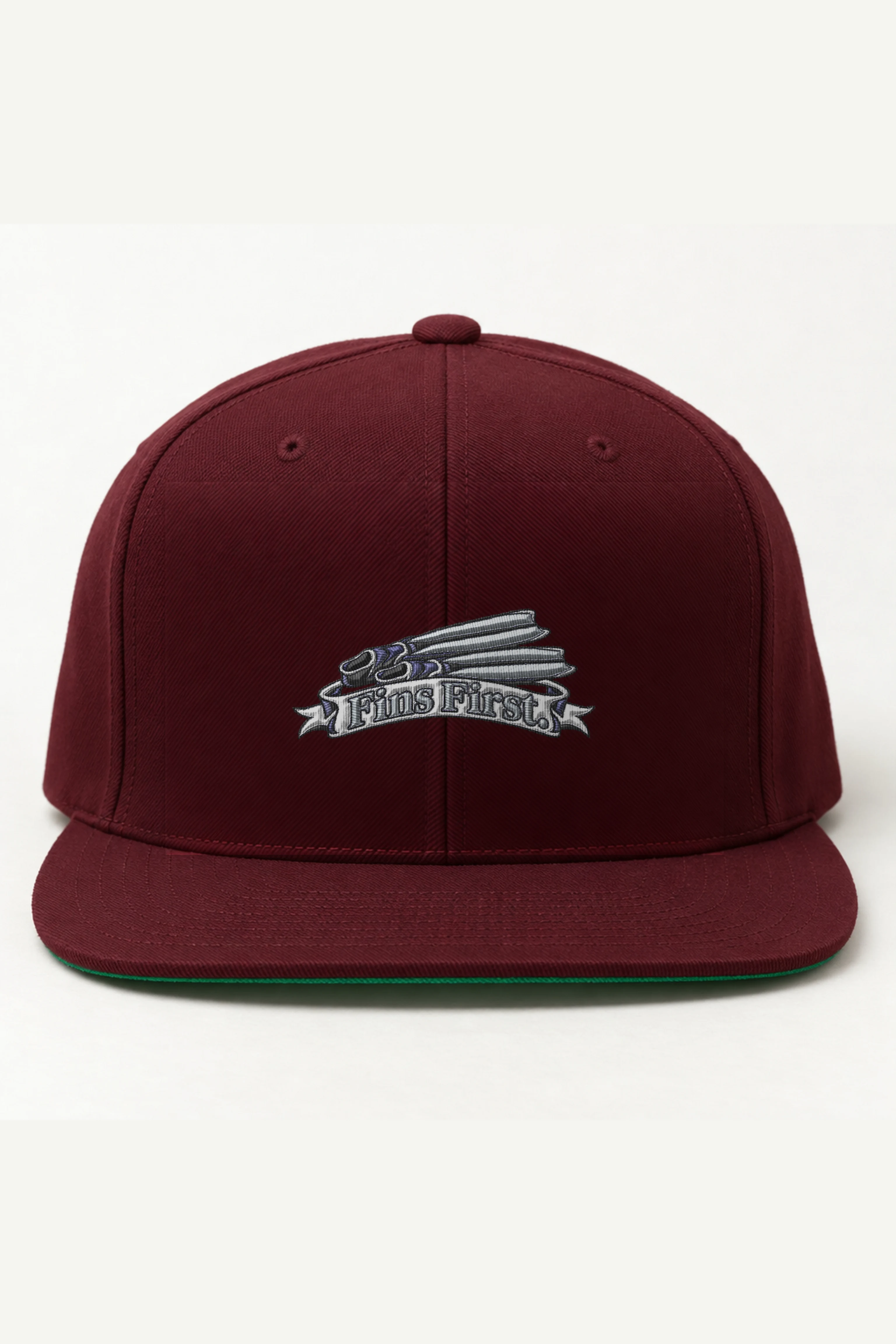 "Fins First" Classic Snapback · Embroidered