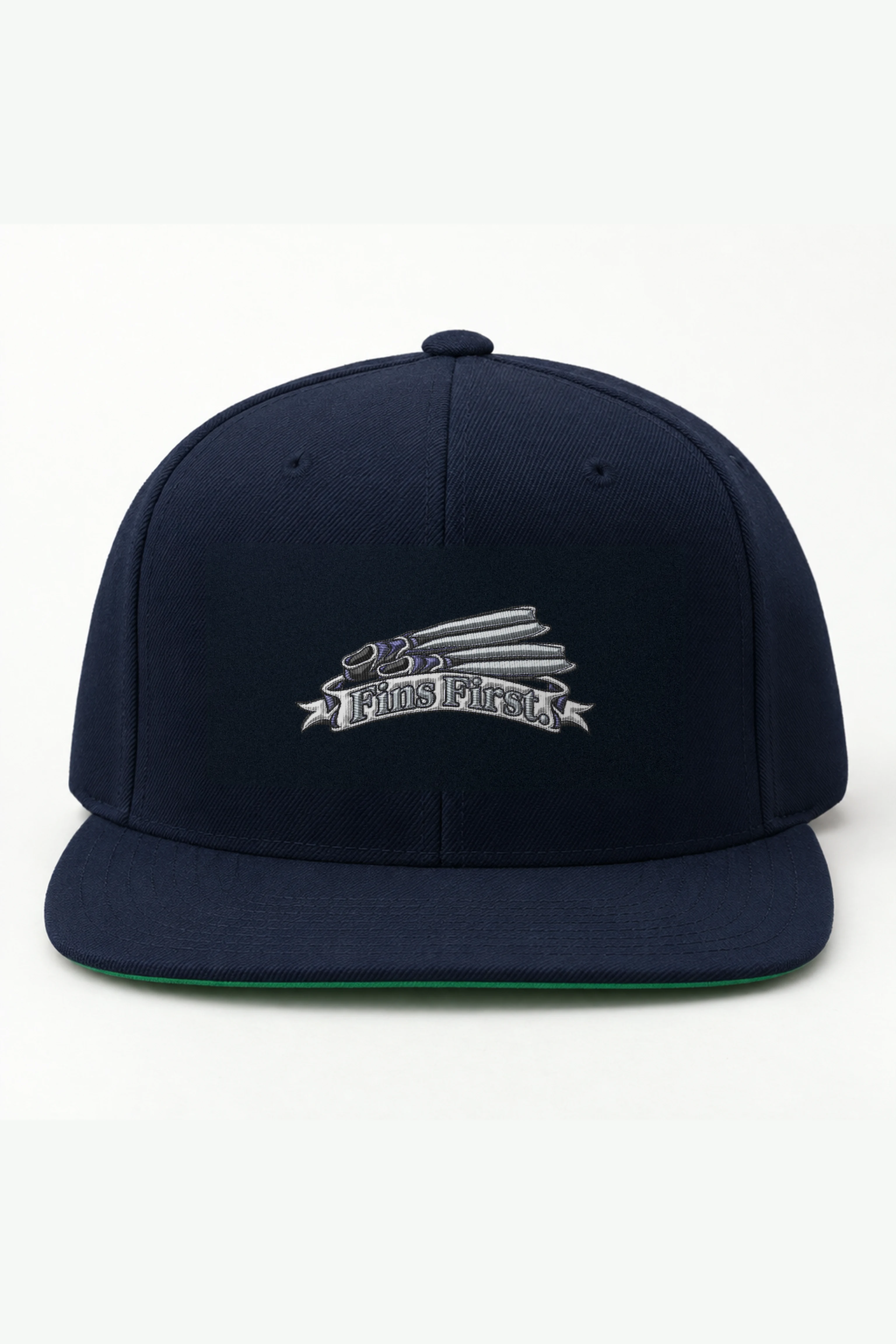 "Fins First" Classic Snapback · Embroidered